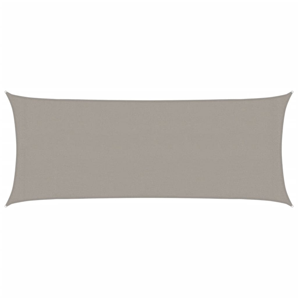 vidaXL Żagiel przeciwsłoneczny, 160 g/m², jasnoszary, 2x4,5 m, HDPE