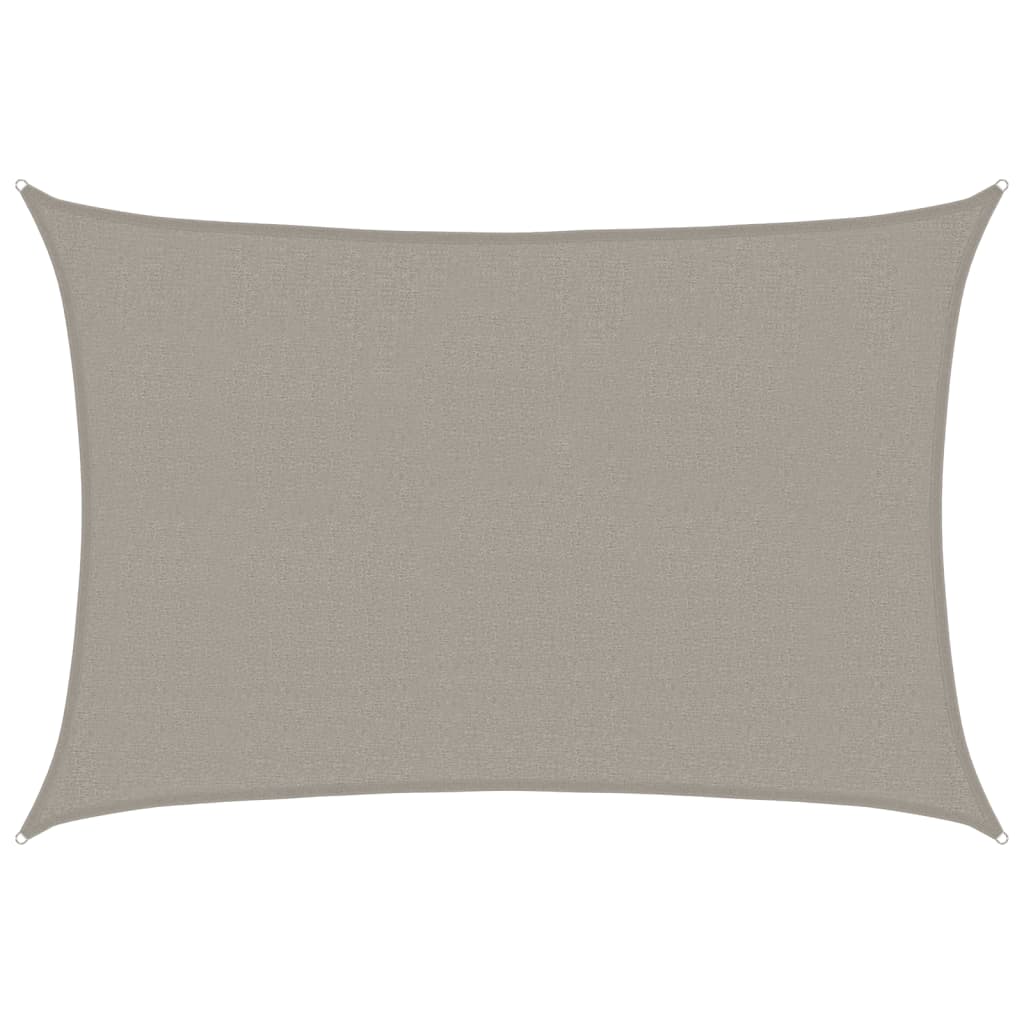 vidaXL Żagiel przeciwsłoneczny, 160 g/m², jasnoszary, 2,5x3,5 m