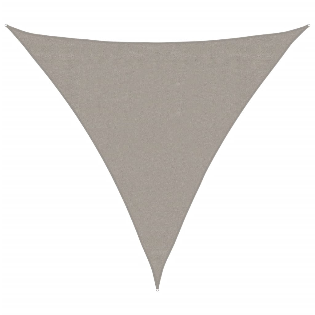 vidaXL Żagiel przeciwsłoneczny, 160 g/m², jasnoszary, 3,6x3,6x3,6 m