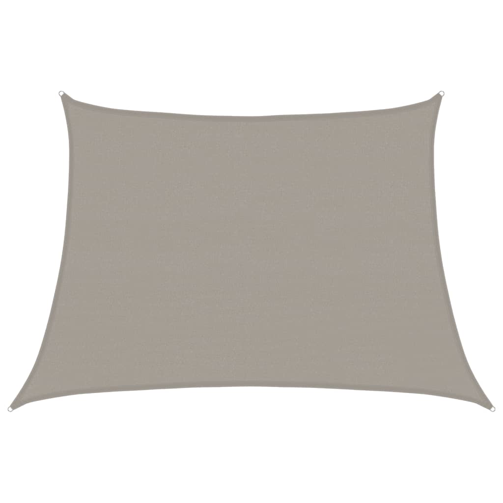 vidaXL Żagiel przeciwsłoneczny, 160 g/m², trapez, jasnoszary, 4/5x3 m