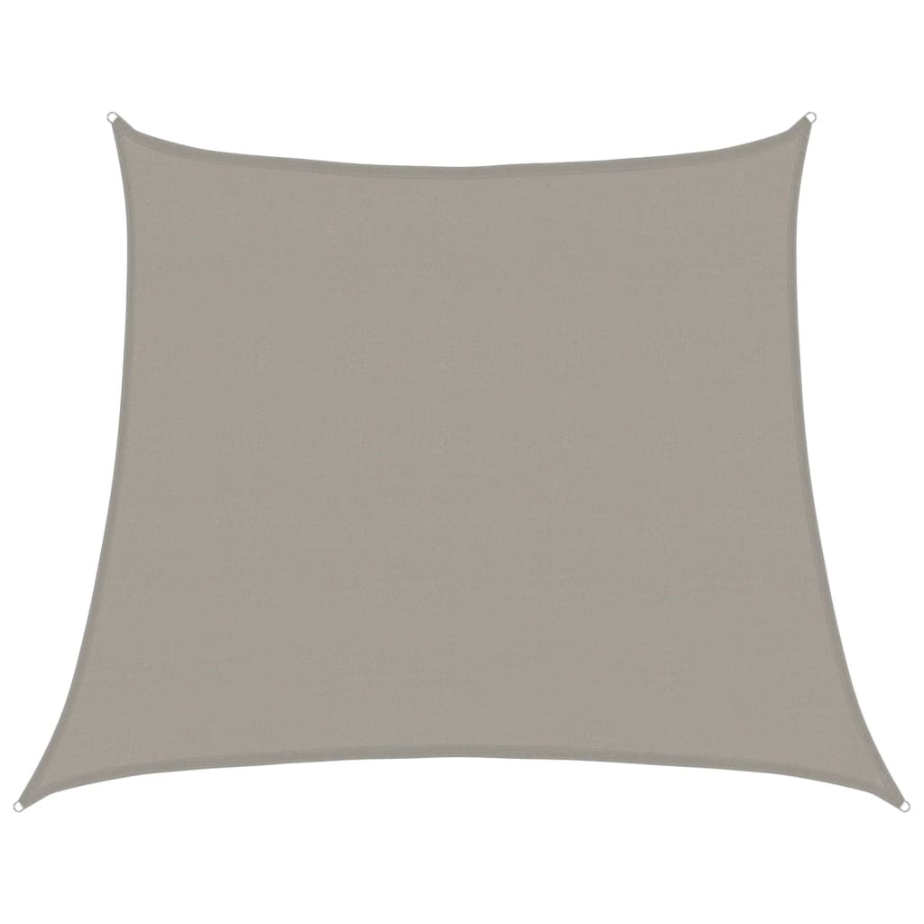 vidaXL Żagiel przeciwsłoneczny, 160 g/m², trapez, jasnoszary, 4/5x4 m