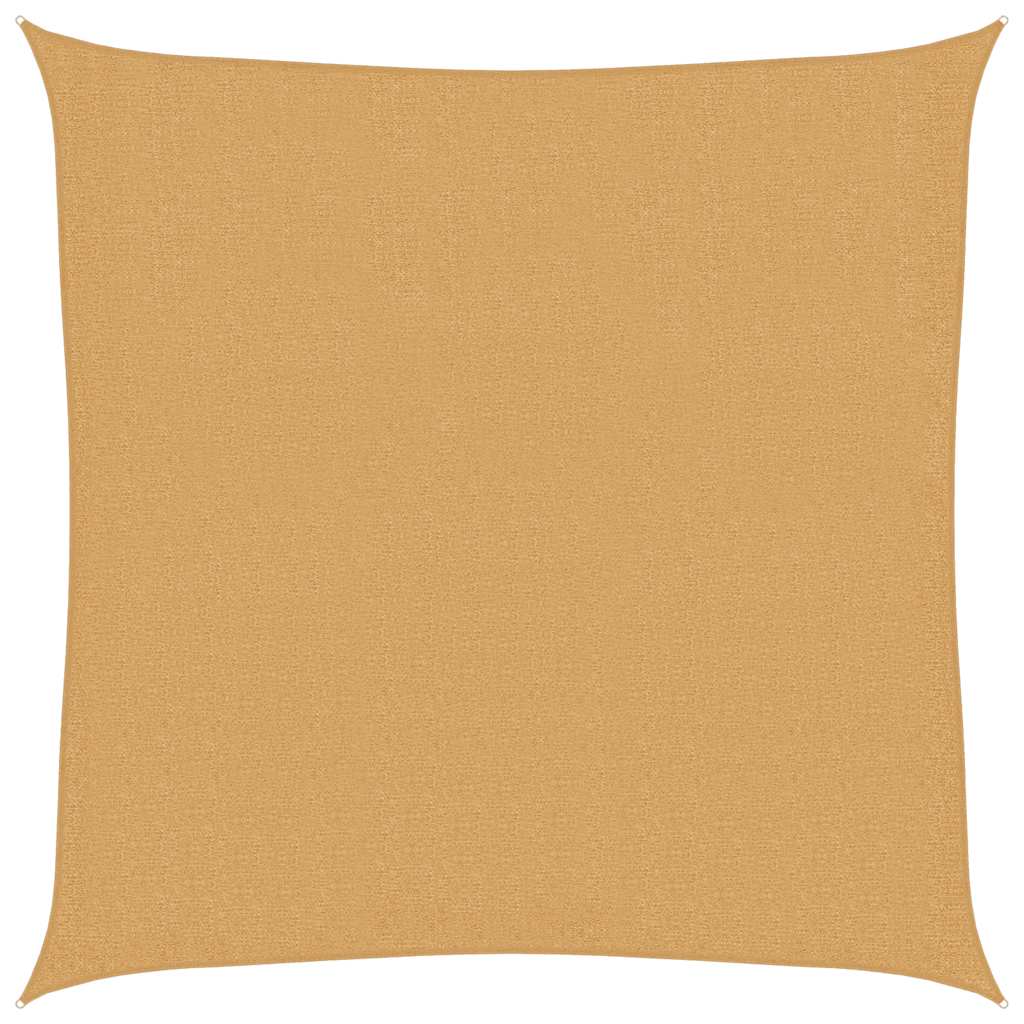 vidaXL Żagiel przeciwsłoneczny, 160 g/m², piaskowy, 2,5x2,5 m, HDPE