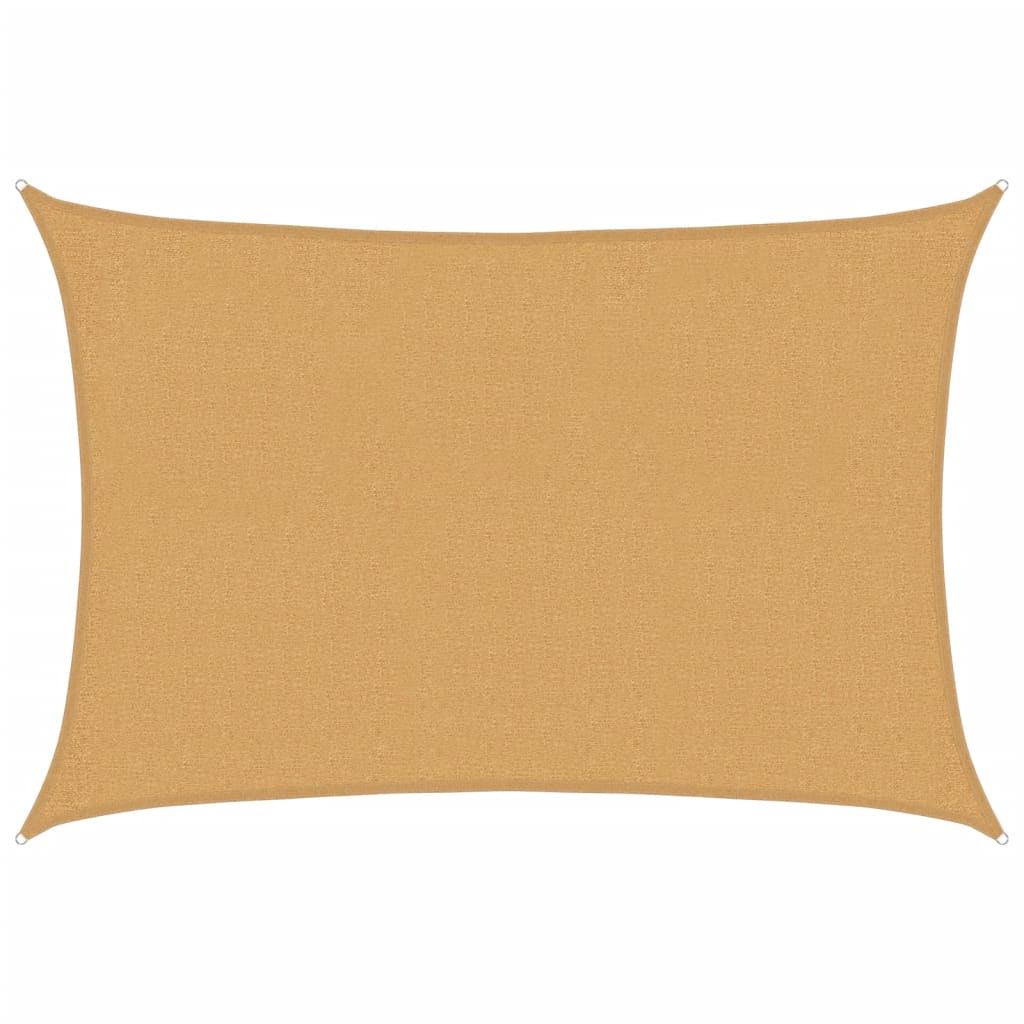 vidaXL Żagiel przeciwsłoneczny, 160 g/m², piaskowy, 2x2,5 m, HDPE