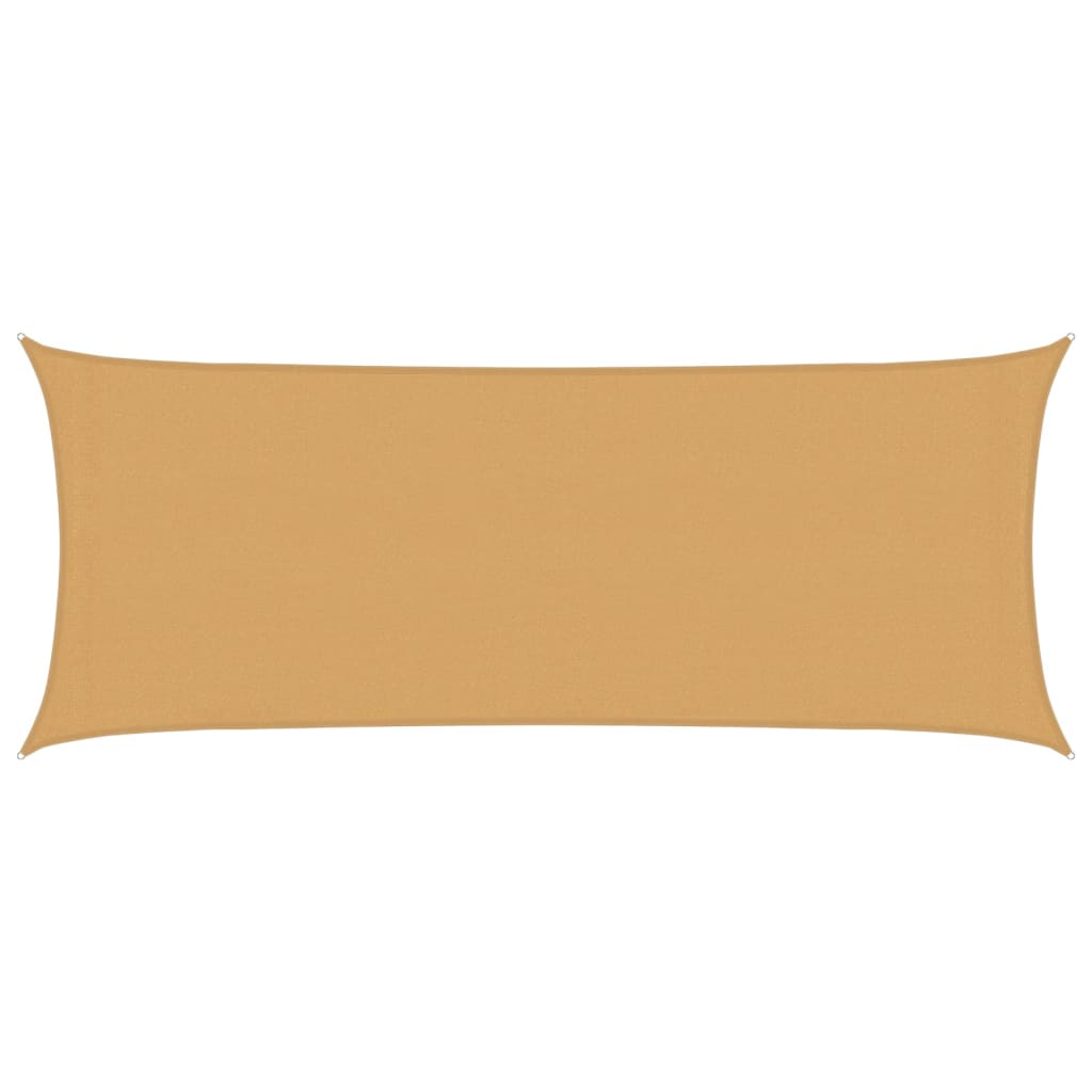 vidaXL Żagiel przeciwsłoneczny, 160 g/m², piaskowy, 2x4,5 m, HDPE