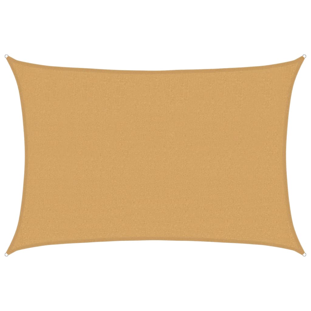 vidaXL Żagiel przeciwsłoneczny, 160 g/m², piaskowy, 2,5x4 m, HDPE