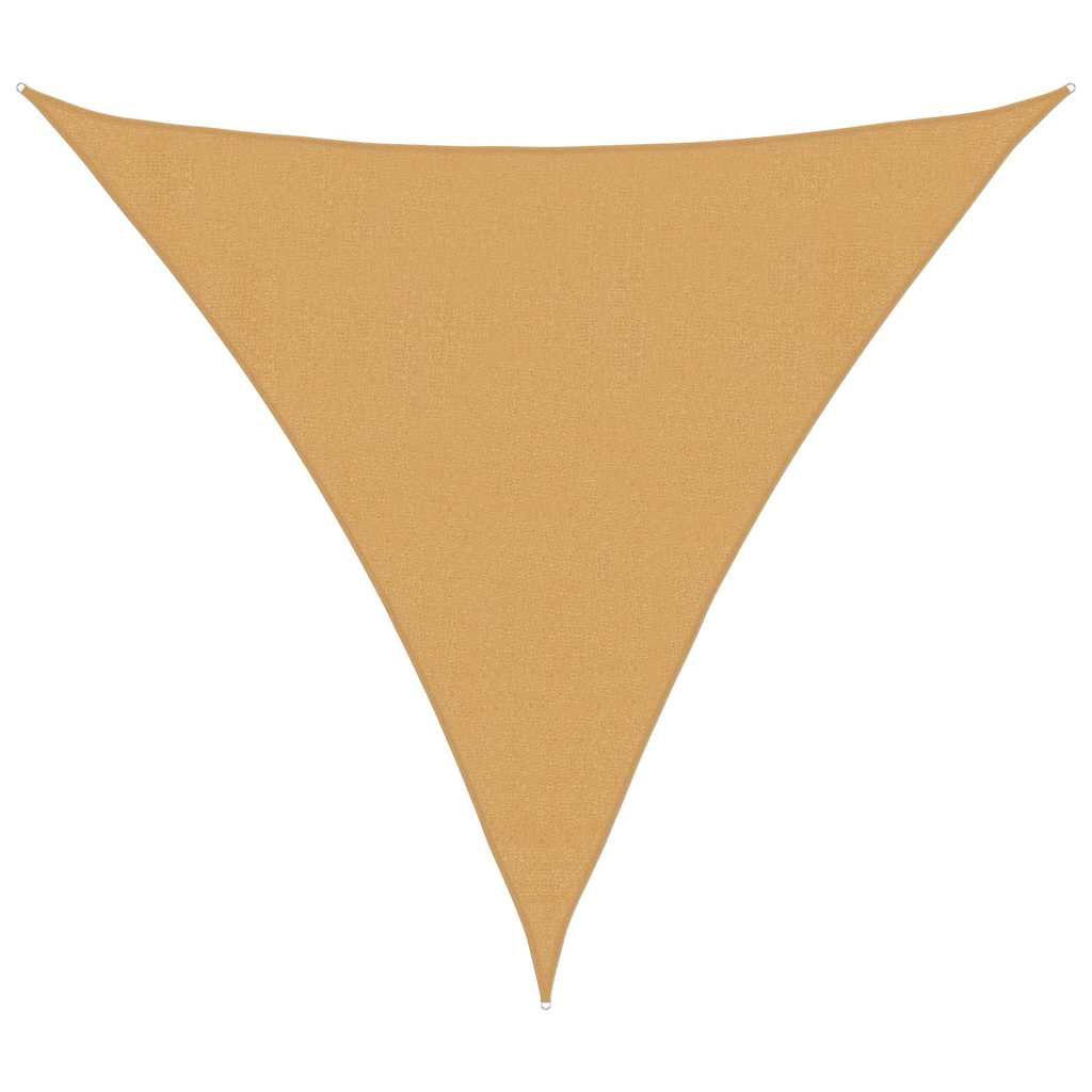 vidaXL Żagiel przeciwsłoneczny, 160 g/m², piaskowy, 3,6x3,6x3,6 m