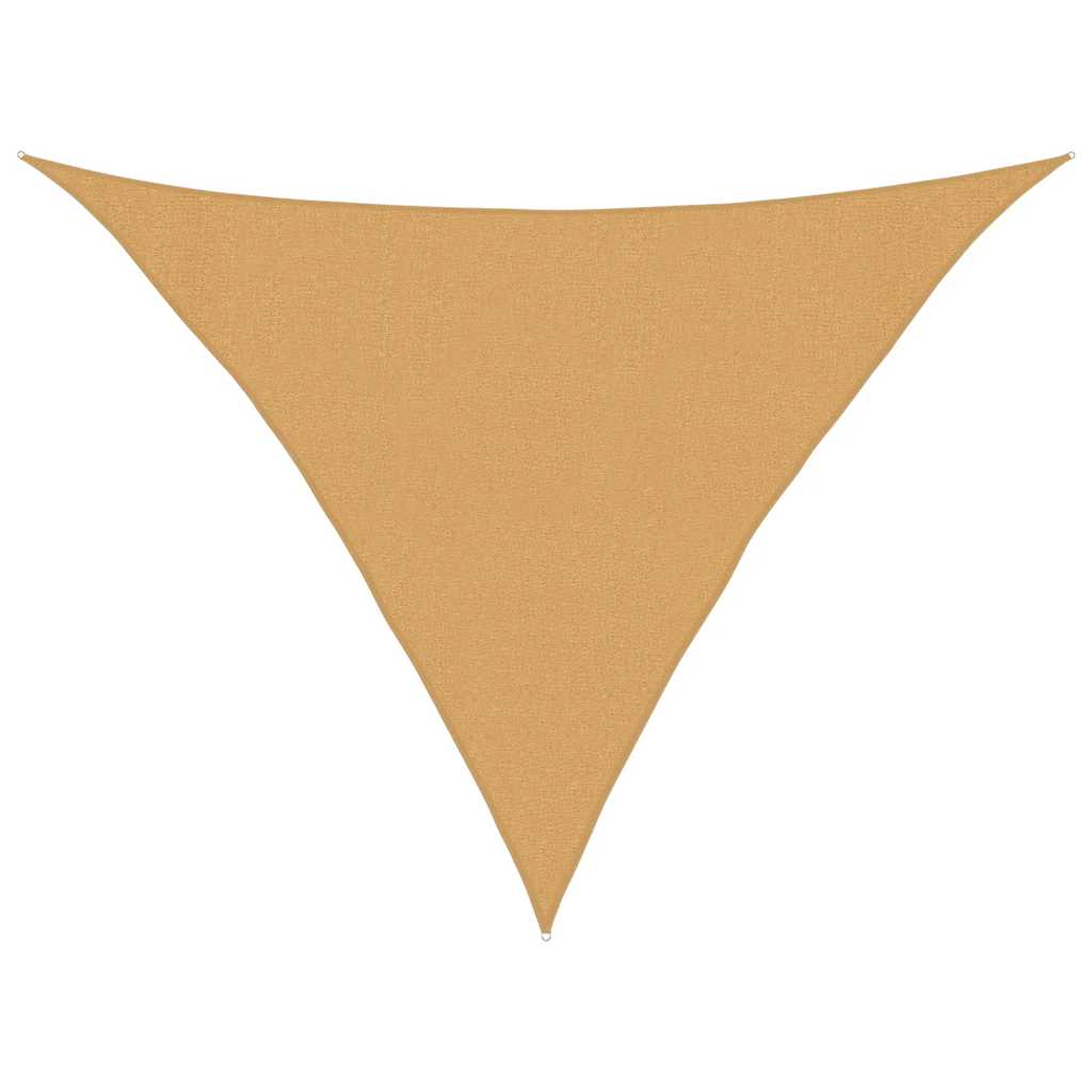 vidaXL Żagiel przeciwsłoneczny, 160 g/m², piaskowy, 3x3x4,2 m, HDPE
