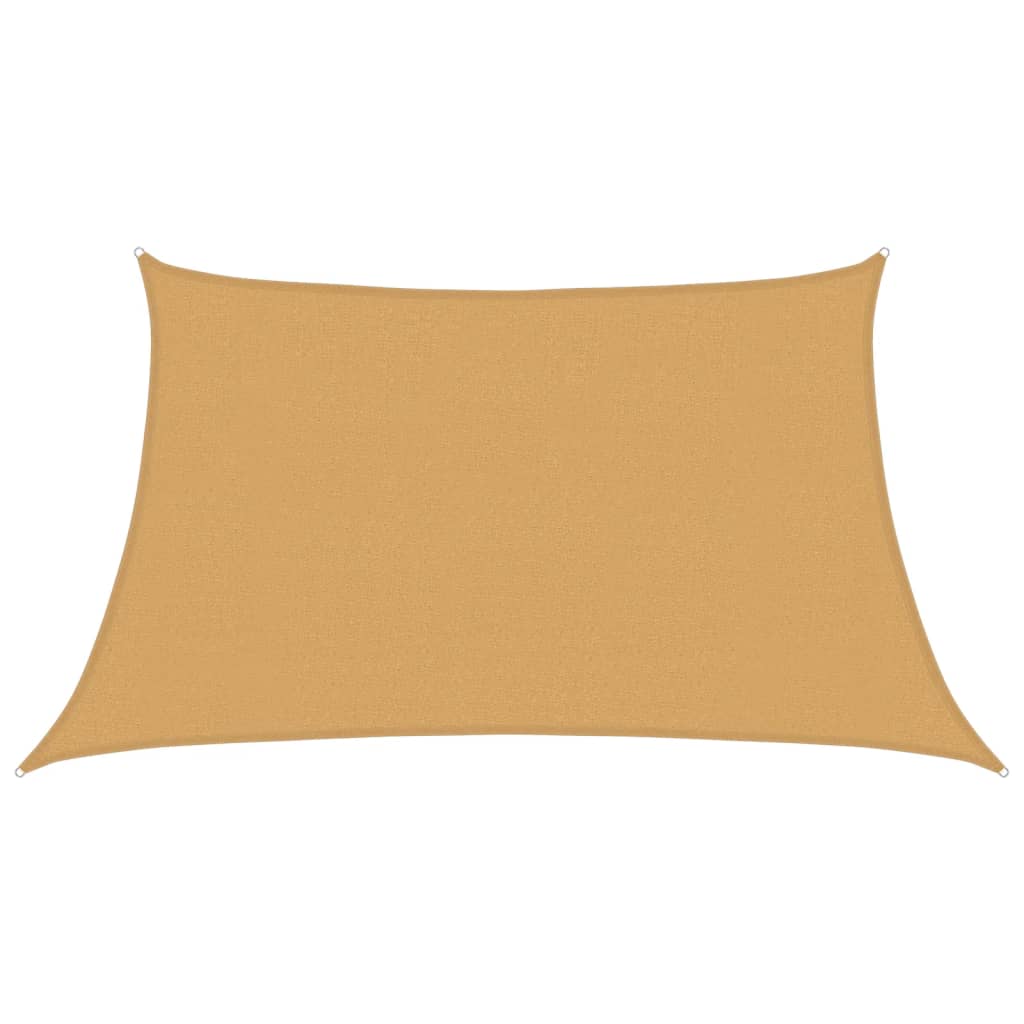 vidaXL Żagiel przeciwsłoneczny, 160 g/m², trapez, jasnoszary, 3/4x2 m