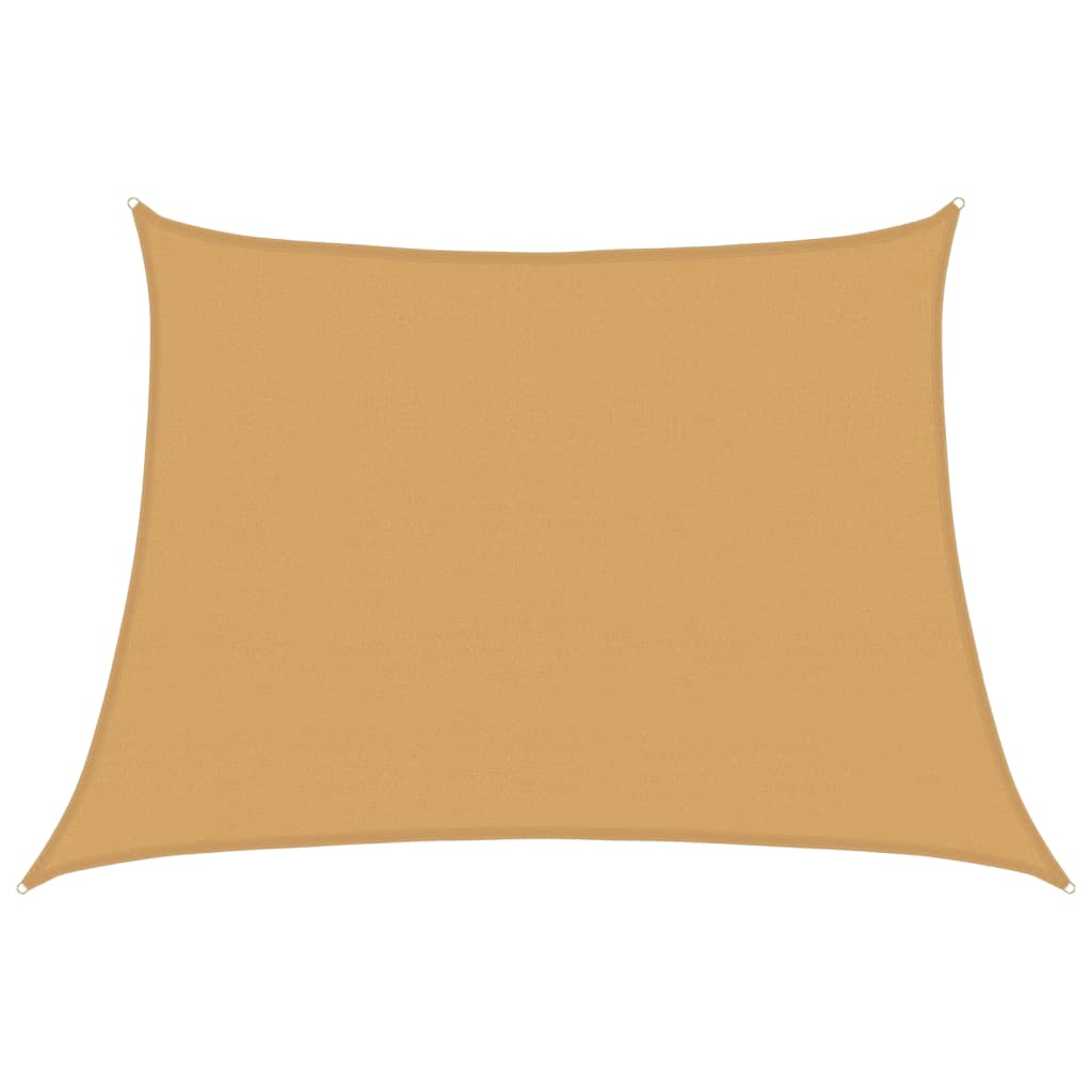 vidaXL Żagiel przeciwsłoneczny, 160 g/m², trapez, jasnoszary, 4/5x3 m