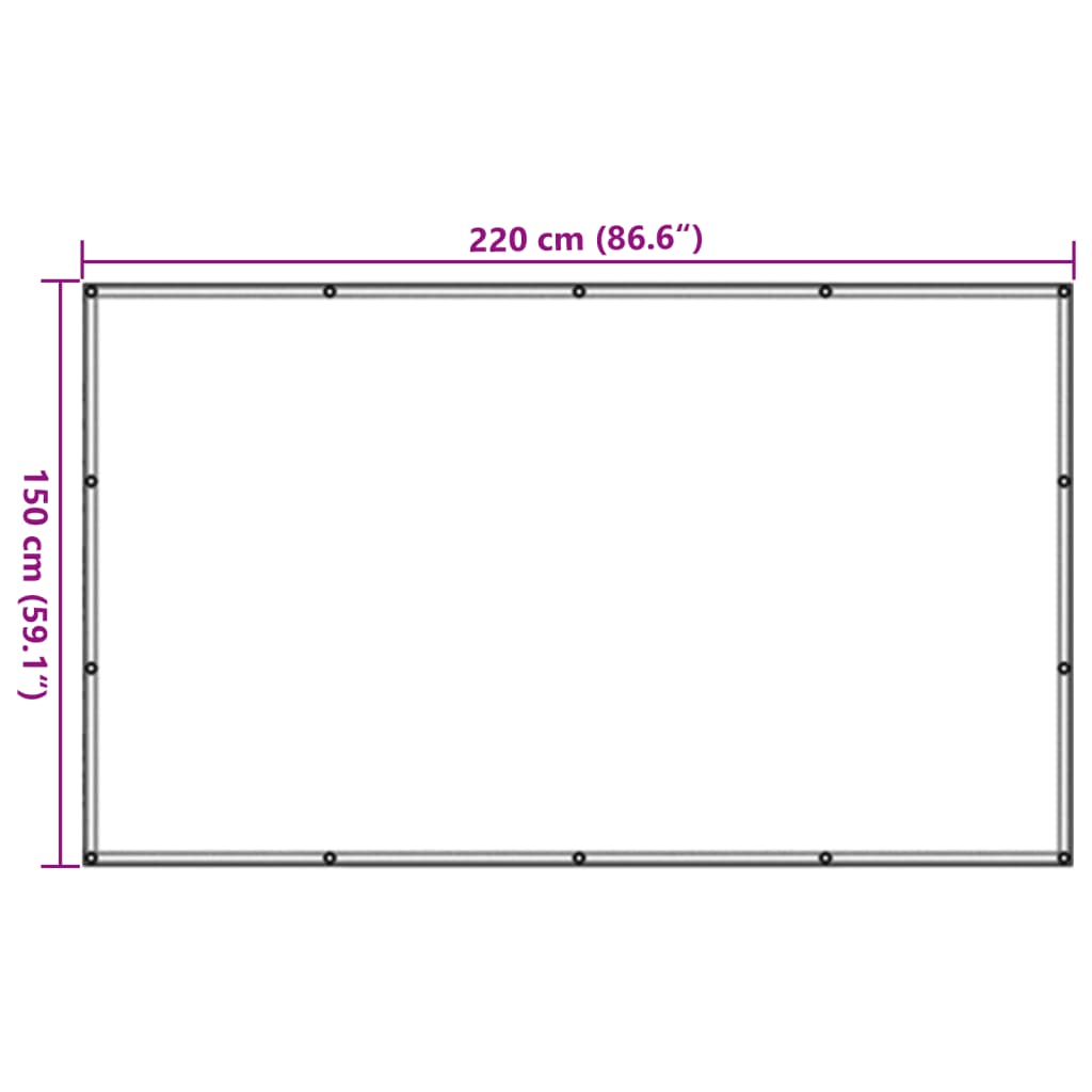 vidaXL Siatka transportowa, zielona, 1,5x2,2 m, HDPE
