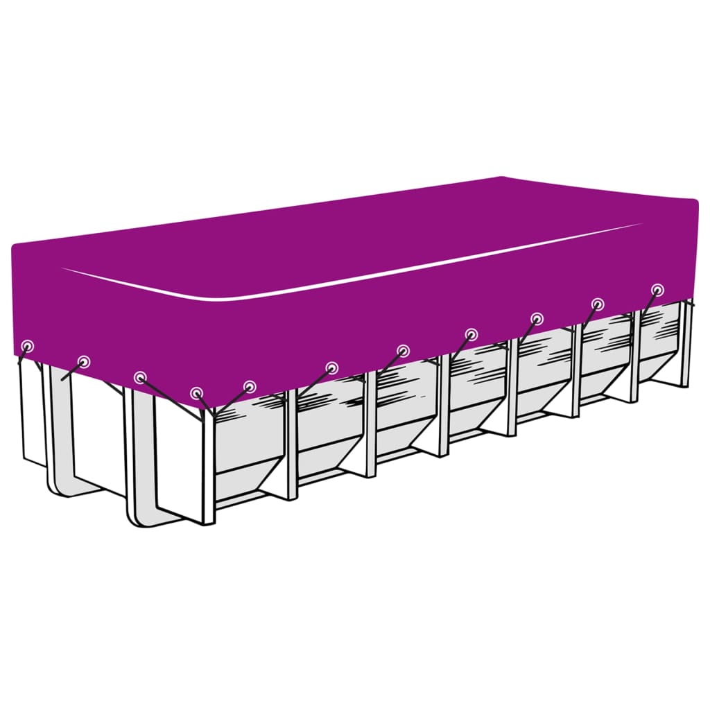 vidaXL Siatka transportowa, zielona, 4x8 m, HDPE