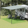 vidaXL Wykładzina do namiotu, jasnozielona, 300x600 cm, HDPE