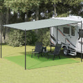 vidaXL Wykładzina do namiotu, jasnozielona, 400x400 cm, HDPE