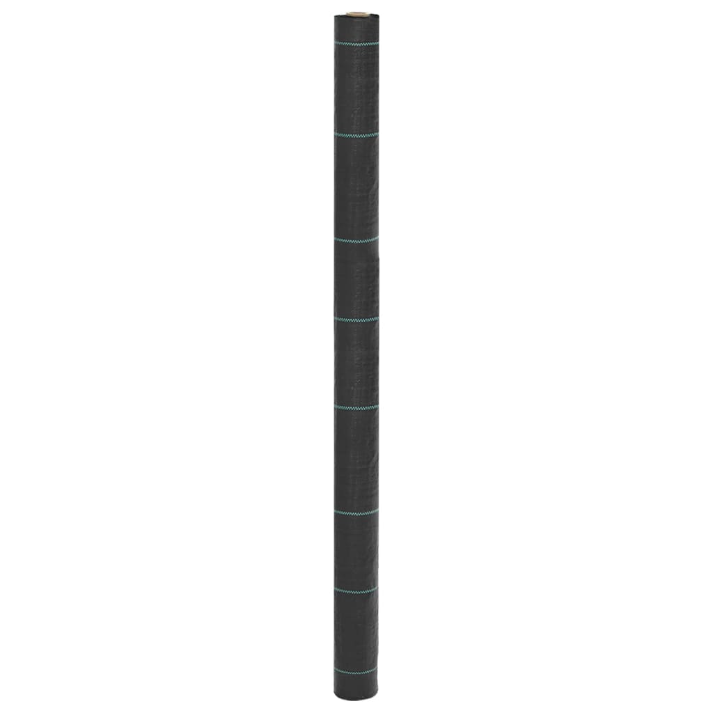 vidaXL Agrowłóknina antychwastowa, czarna, 1,5x10 m, PP