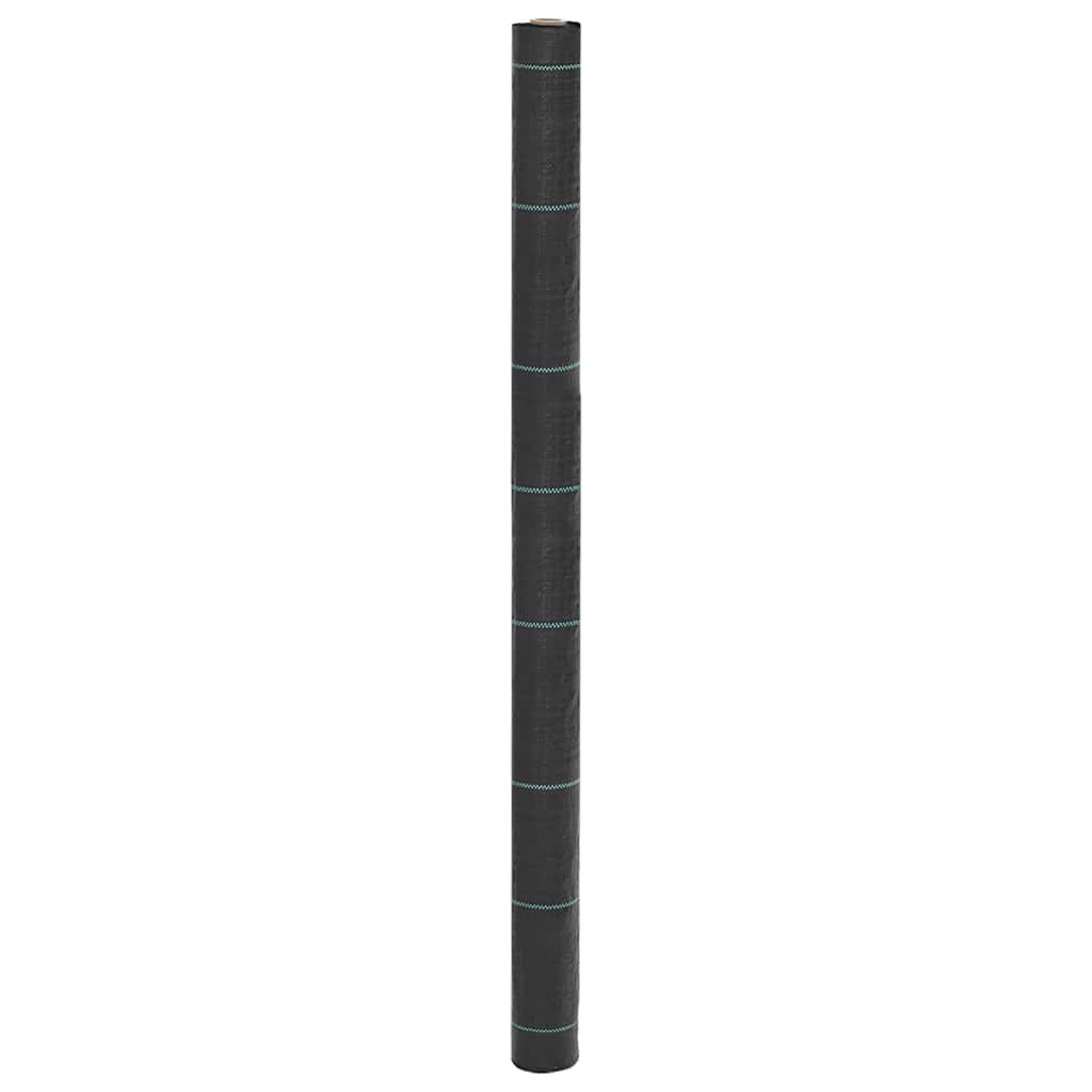 vidaXL Weed Membrane Black 1,5x100 m PP
