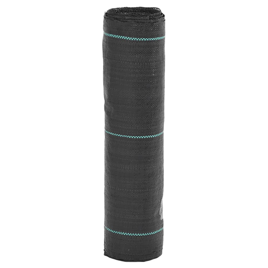 vidaXL Agrowłóknina antychwastowa, czarna, 0,5x50 m, PP