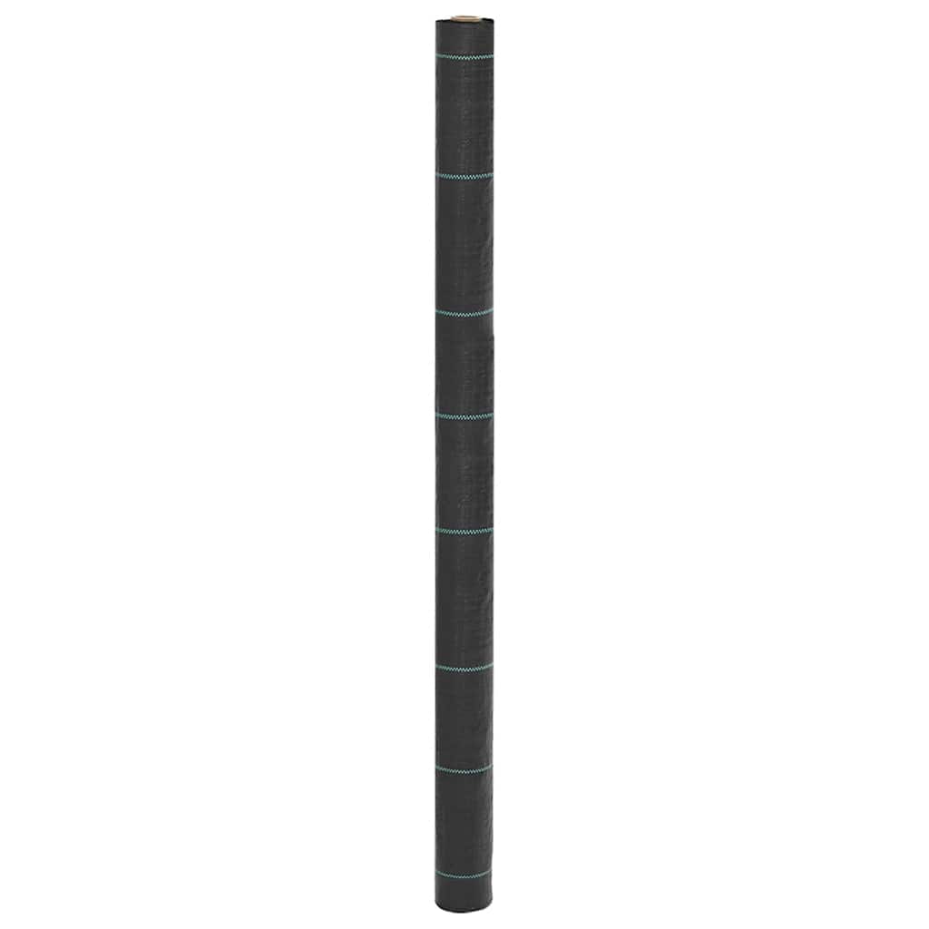vidaXL Agrowłóknina antychwastowa, czarna, 1,5x25 m, PP