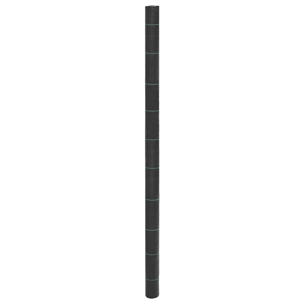 vidaXL Agrowłóknina antychwastowa, czarna, 2x150 m, PP