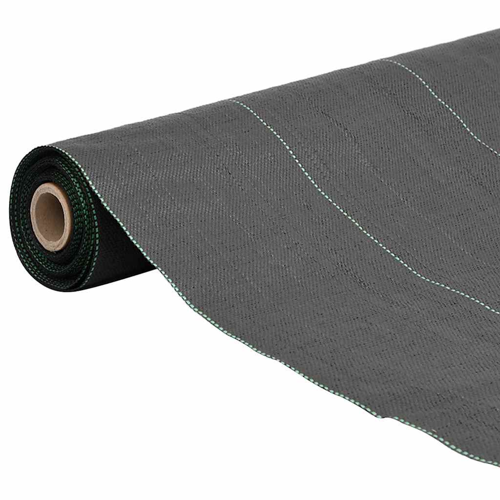 vidaXL Agrowłóknina antychwastowa, czarna, 0,5x100 m, PP
