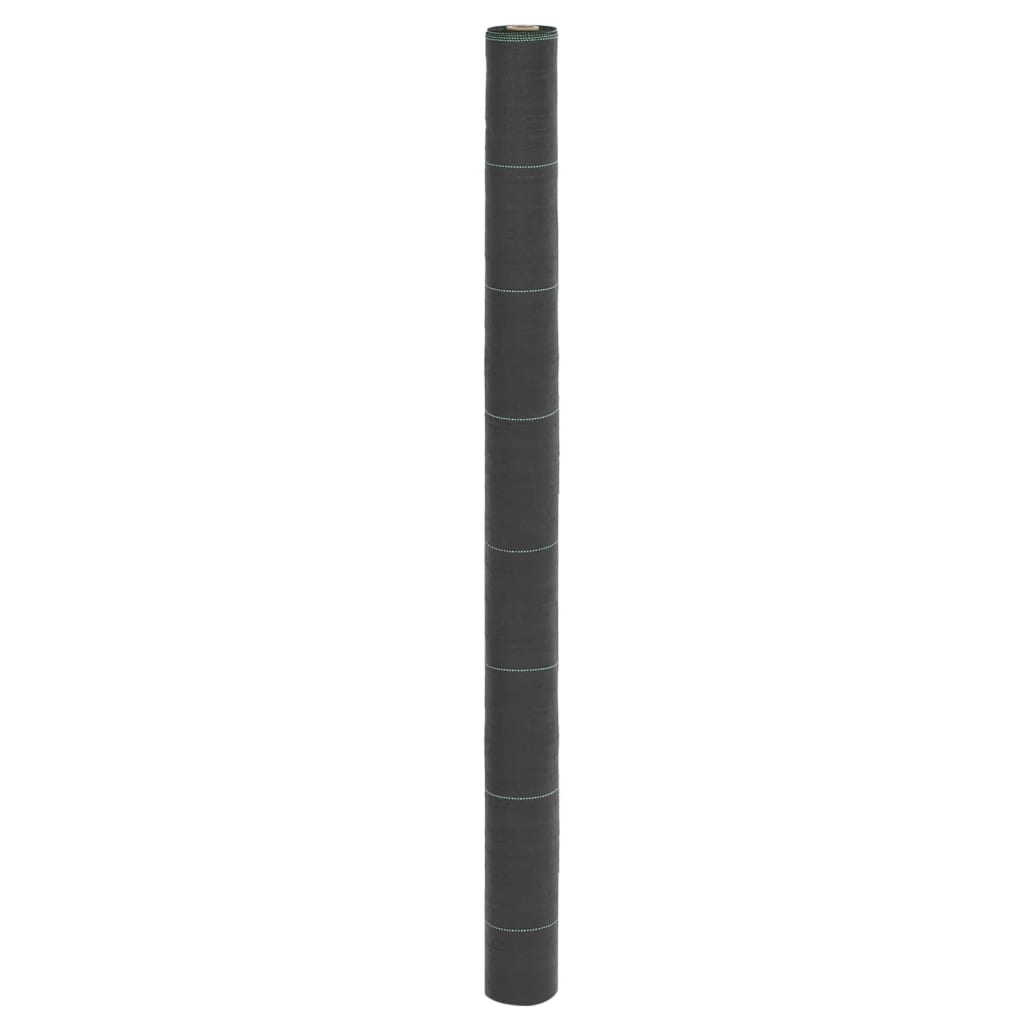 vidaXL Agrowłóknina antychwastowa, czarna, 1,5x100 m, PP
