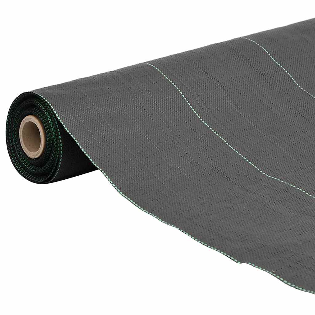 vidaXL Agrowłóknina antychwastowa, czarna, 2x50 m, PP
