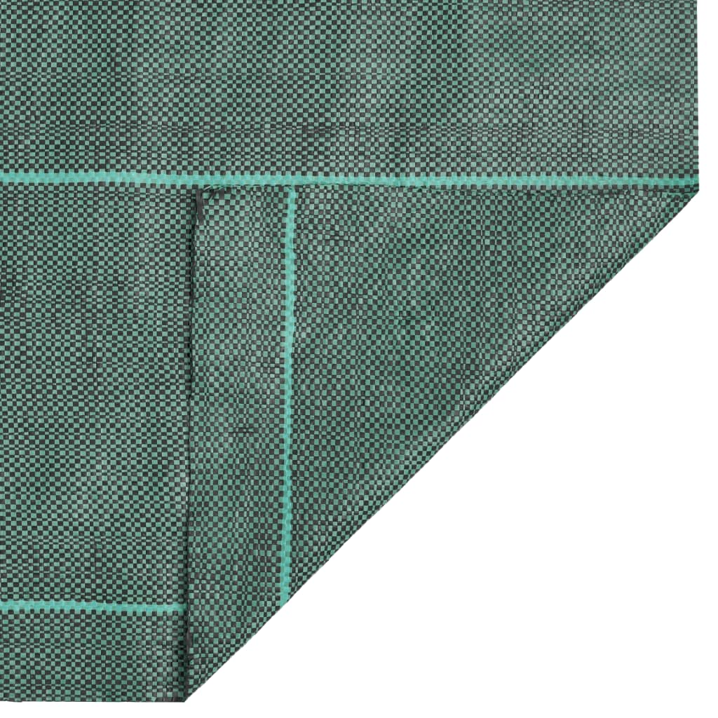 vidaXL Agrowłóknina antychwastowa, zielona, 0,5x10 m, PP