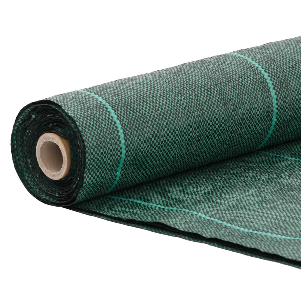 vidaXL Agrowłóknina antychwastowa, zielona, 0,5x25 m, PP