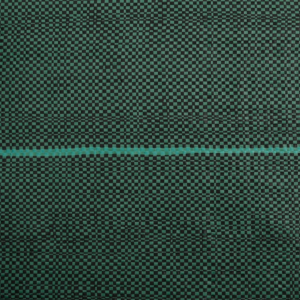 vidaXL Agrowłóknina antychwastowa, zielona, 1x10 m, PP