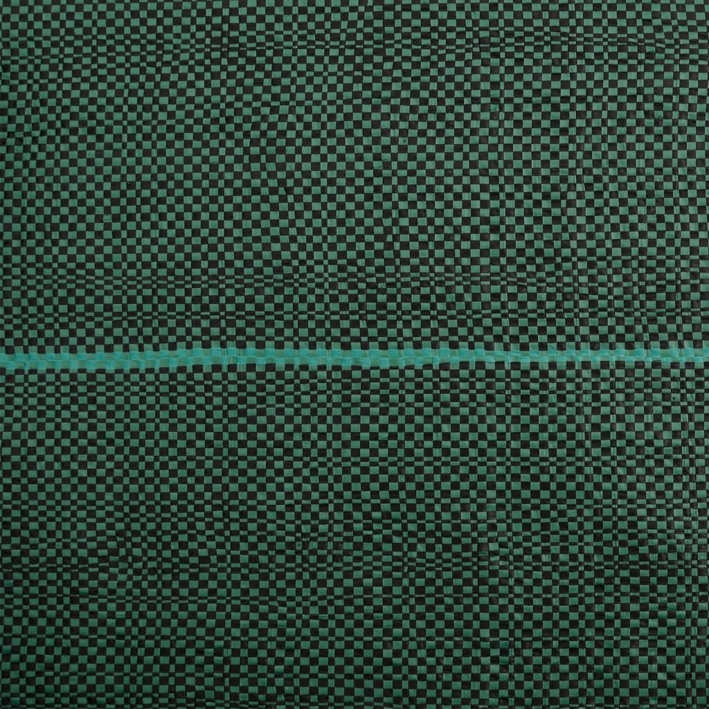 vidaXL Agrowłóknina antychwastowa, zielona, 1,5x150 m, PP