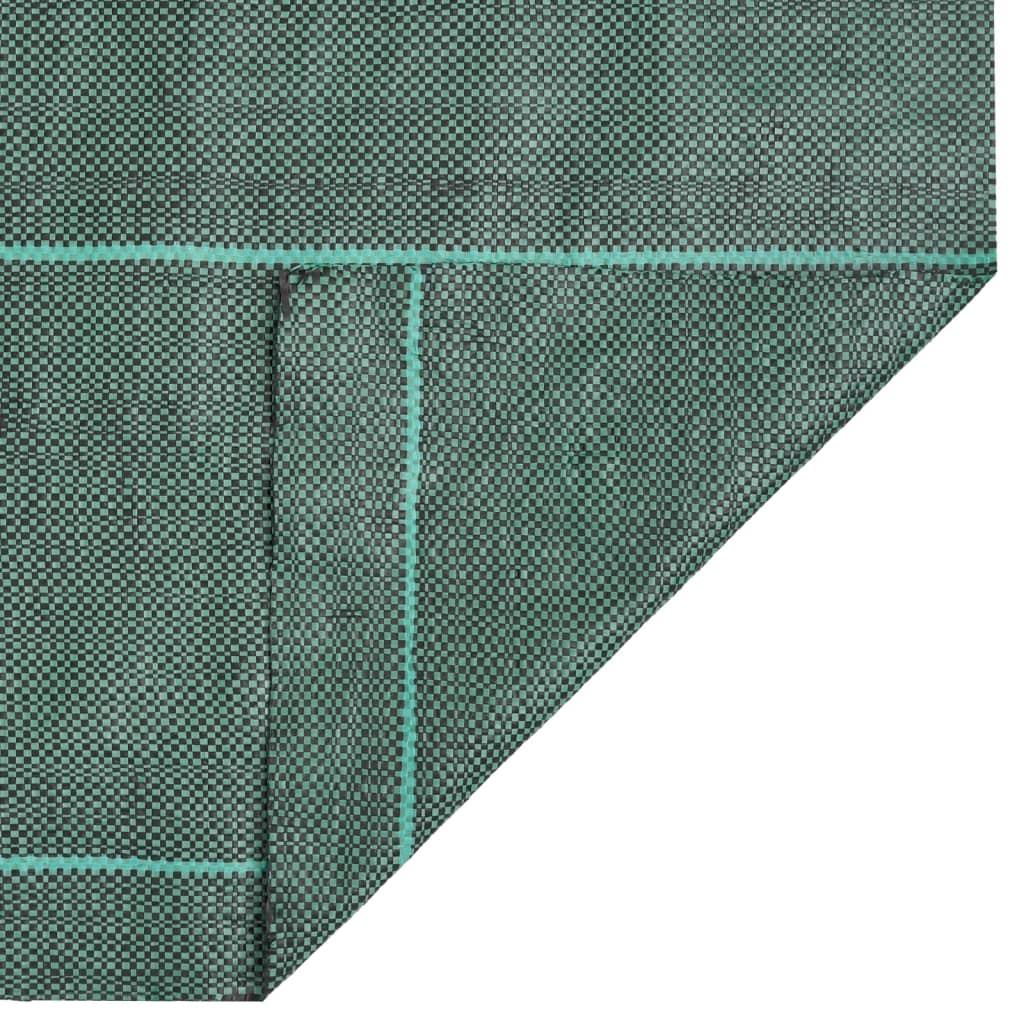 vidaXL Agrowłóknina antychwastowa, zielona, 2x10 m, PP
