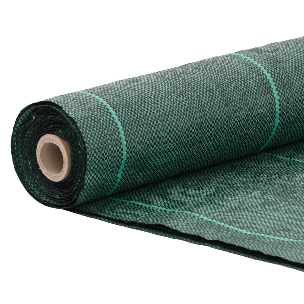 vidaXL Agrowłóknina antychwastowa, zielona, 4x25 m, PP