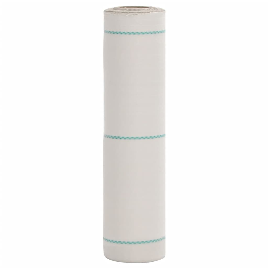vidaXL Agrowłóknina antychwastowa, biała, 0,5x25 m, PP