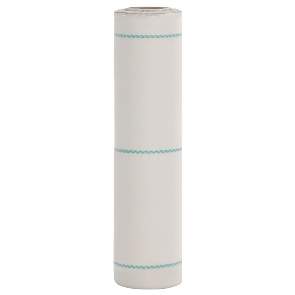 vidaXL Agrowłóknina antychwastowa, biała, 0,5x50 m, PP