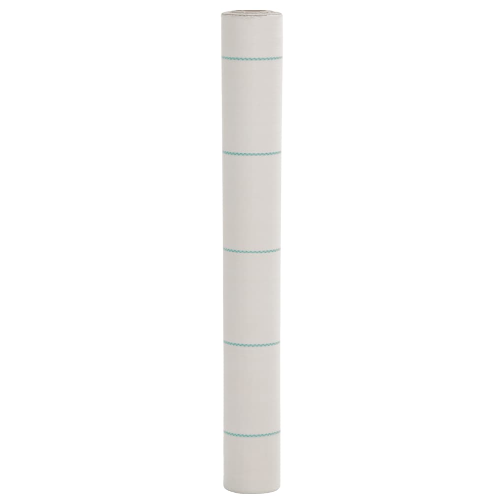 vidaXL Agrowłóknina antychwastowa, biała, 1x50 m, PP