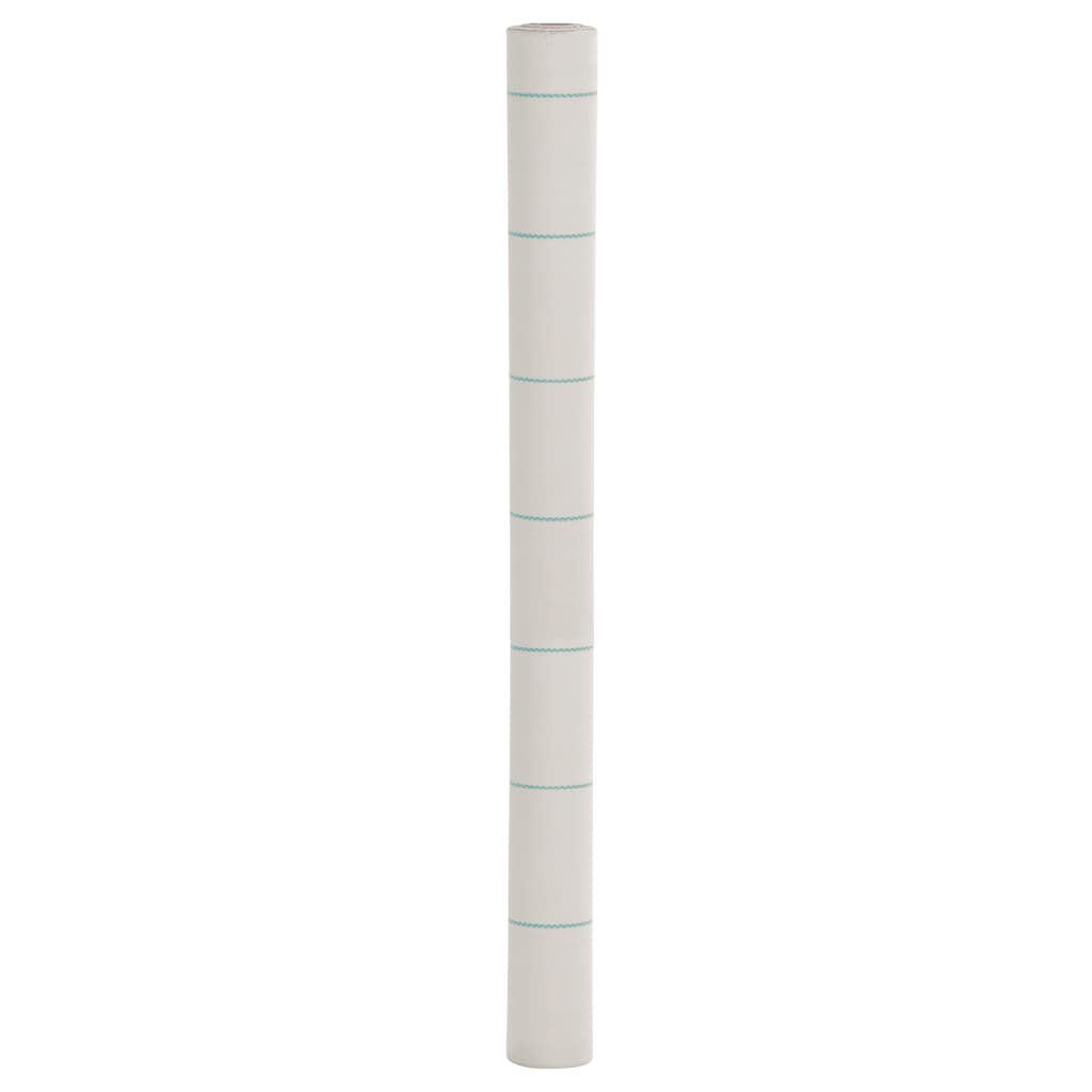 vidaXL Agrowłóknina antychwastowa, biała, 1,5x150 m, PP