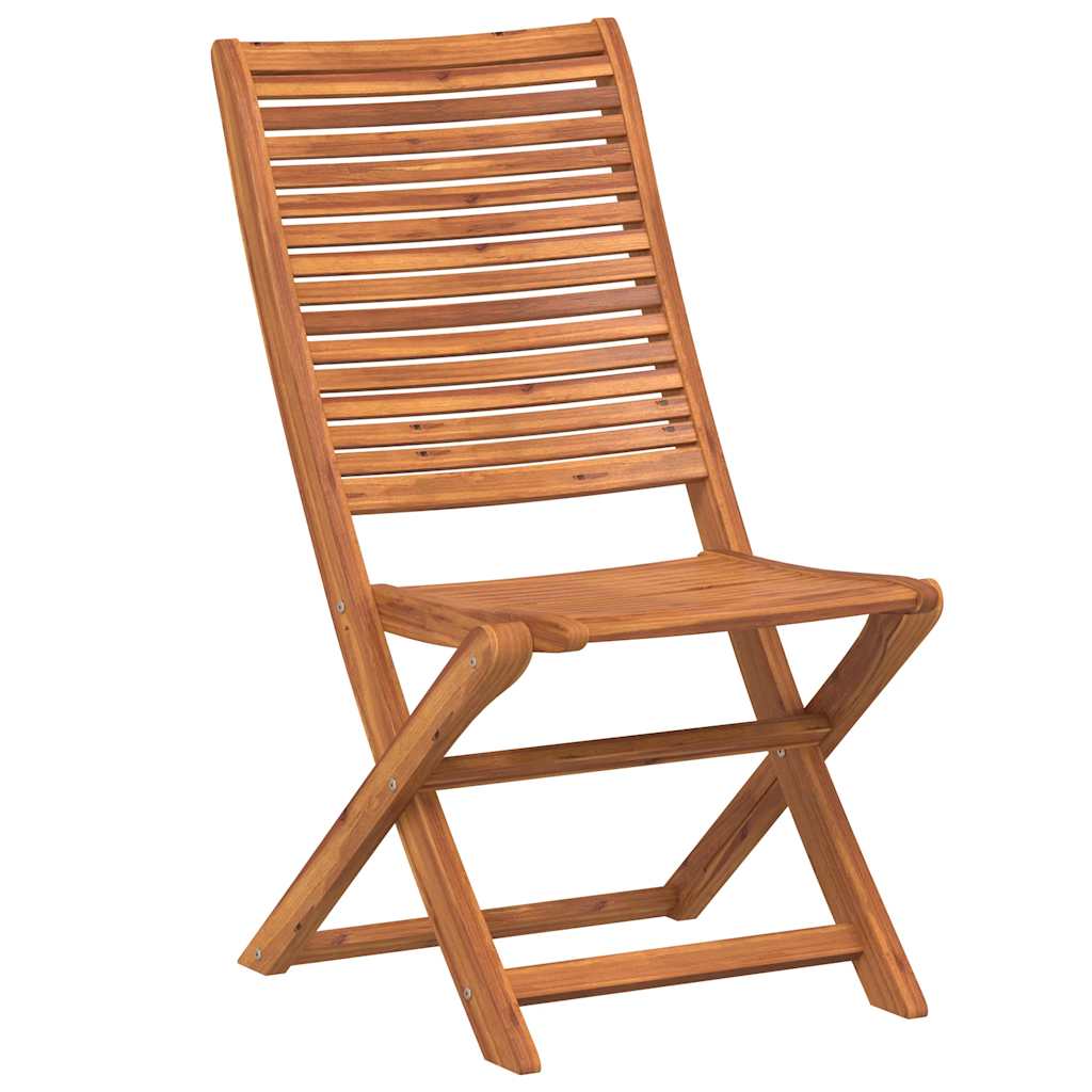 vidaXL Krzesła składane 8 szt. 51x66x95 cm Drewno akacjowe