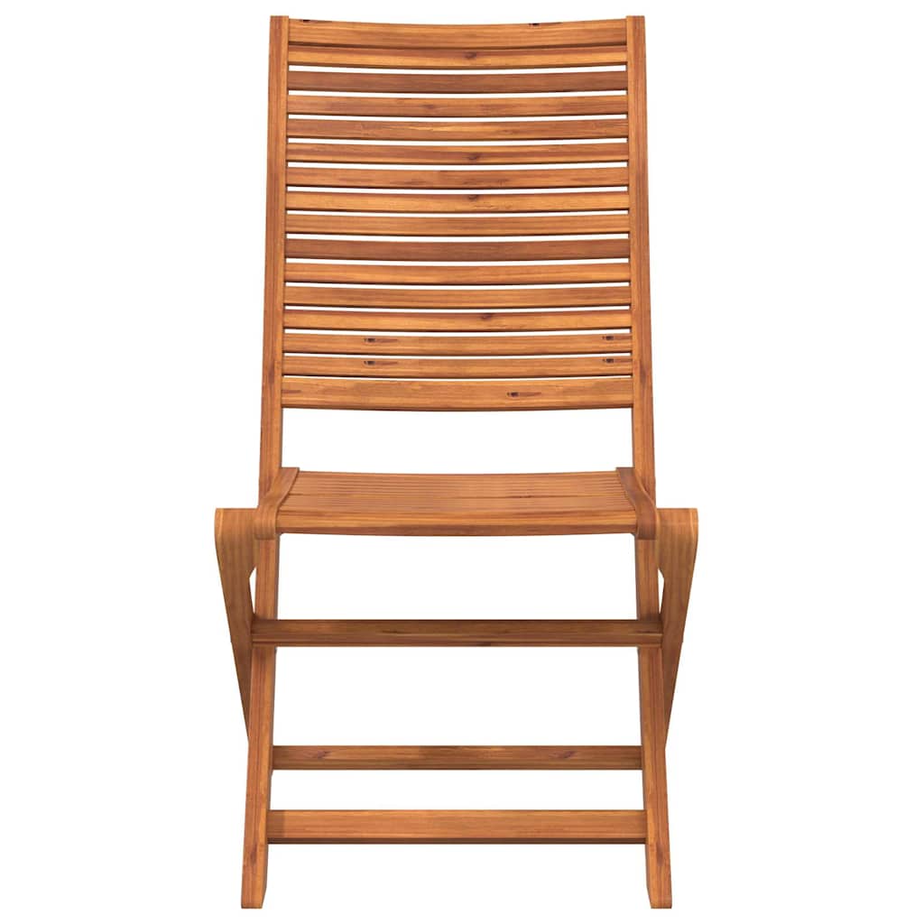 vidaXL Krzesła składane 8 szt. 51x66x95 cm Drewno akacjowe