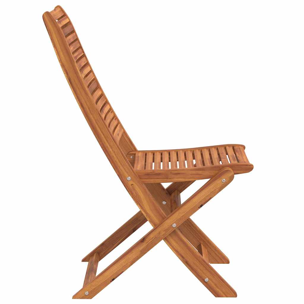 vidaXL Krzesła składane 8 szt. 51x66x95 cm Drewno akacjowe