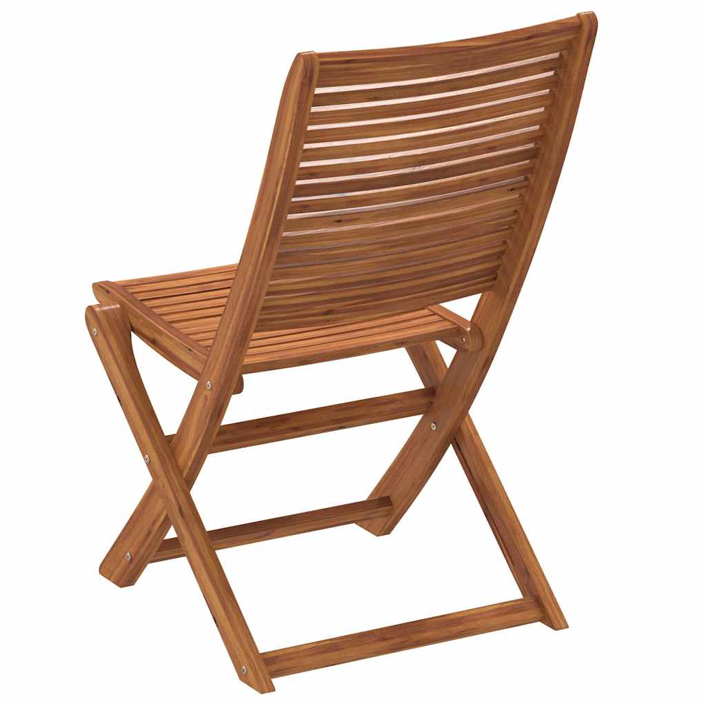 vidaXL Krzesła składane 8 szt. 51x66x95 cm Drewno akacjowe