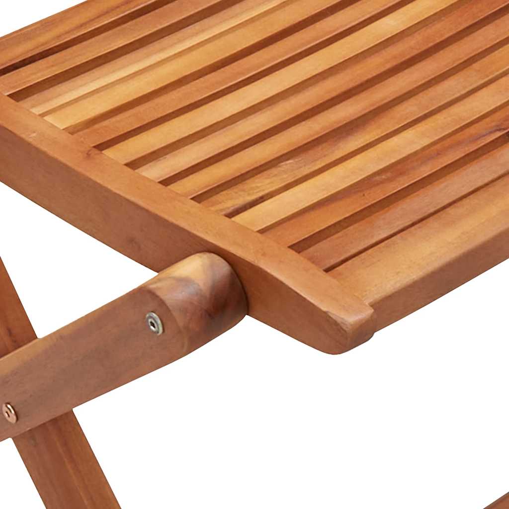 vidaXL Krzesła składane 8 szt. 51x66x95 cm Drewno akacjowe