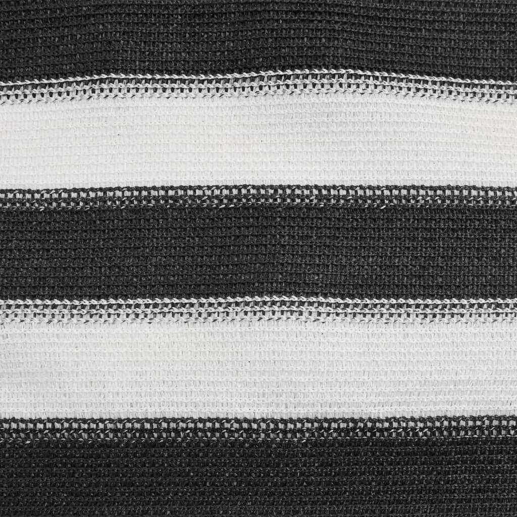 vidaXL Siatka cieniująca, antracytowo-biała, 2x10 m, HDPE, 150 g/m²