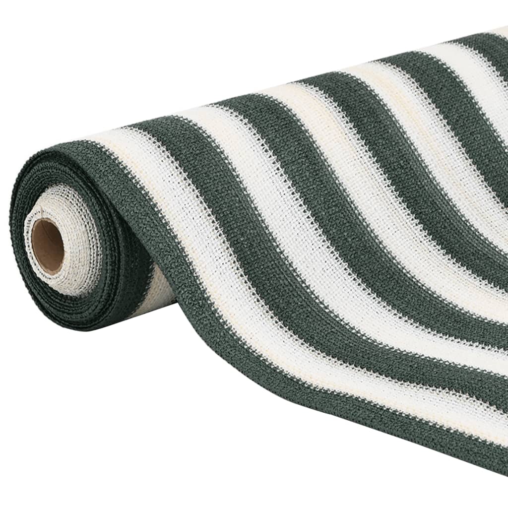 vidaXL Siatka cieniująca, zielono-biała, 1,5x10 m, HDPE, 150 g/m²