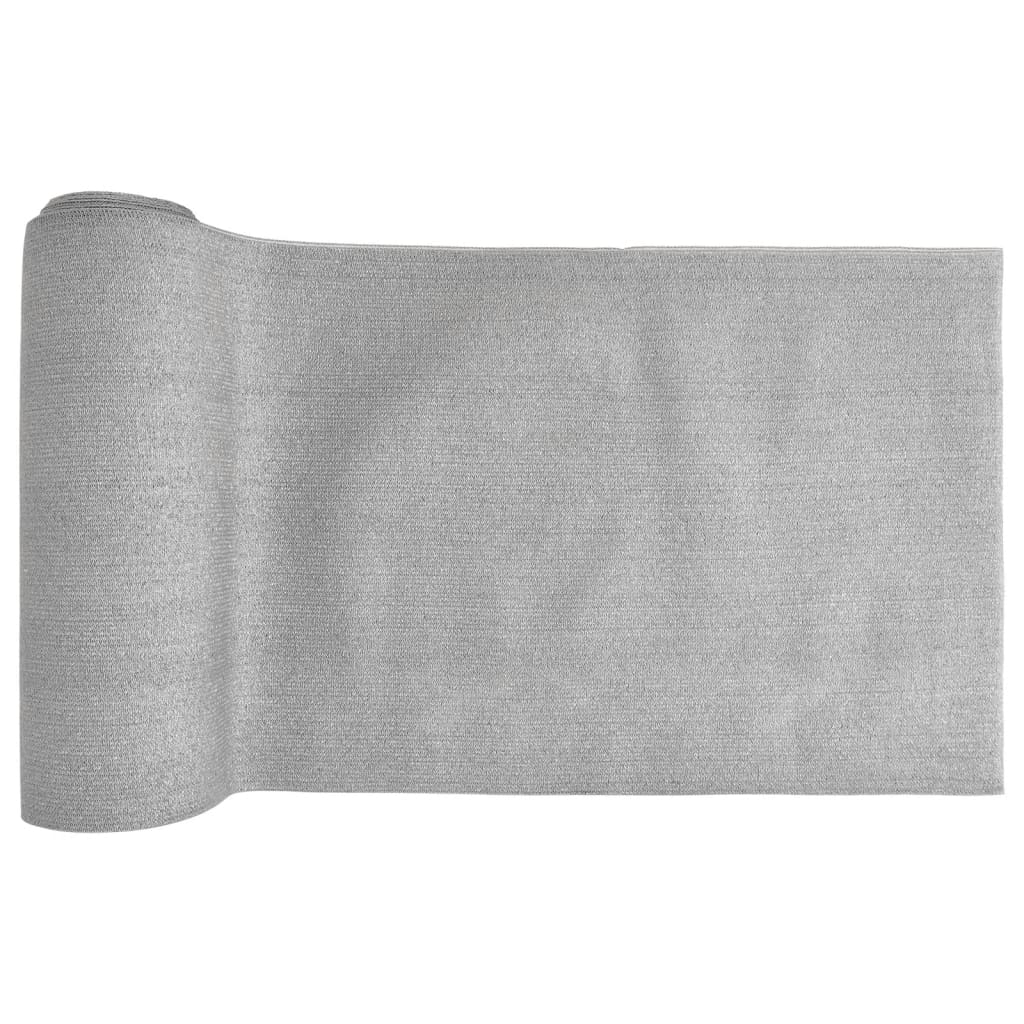vidaXL Siatka cieniująca, jasnoszara, 1,5x25 m, HDPE, 75 g/m²