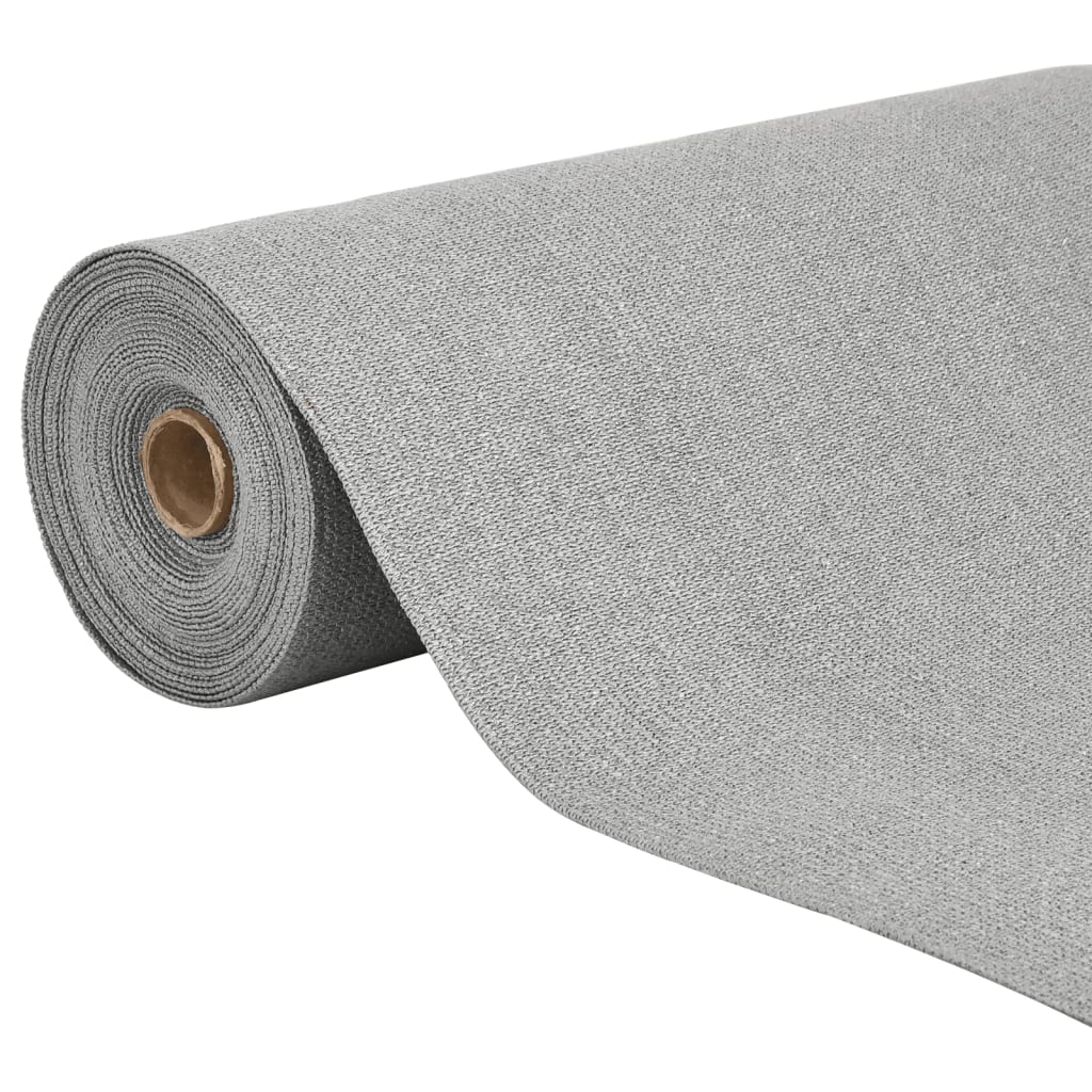 vidaXL Siatka cieniująca, jasnoszara, 1,5x25 m, HDPE, 75 g/m²