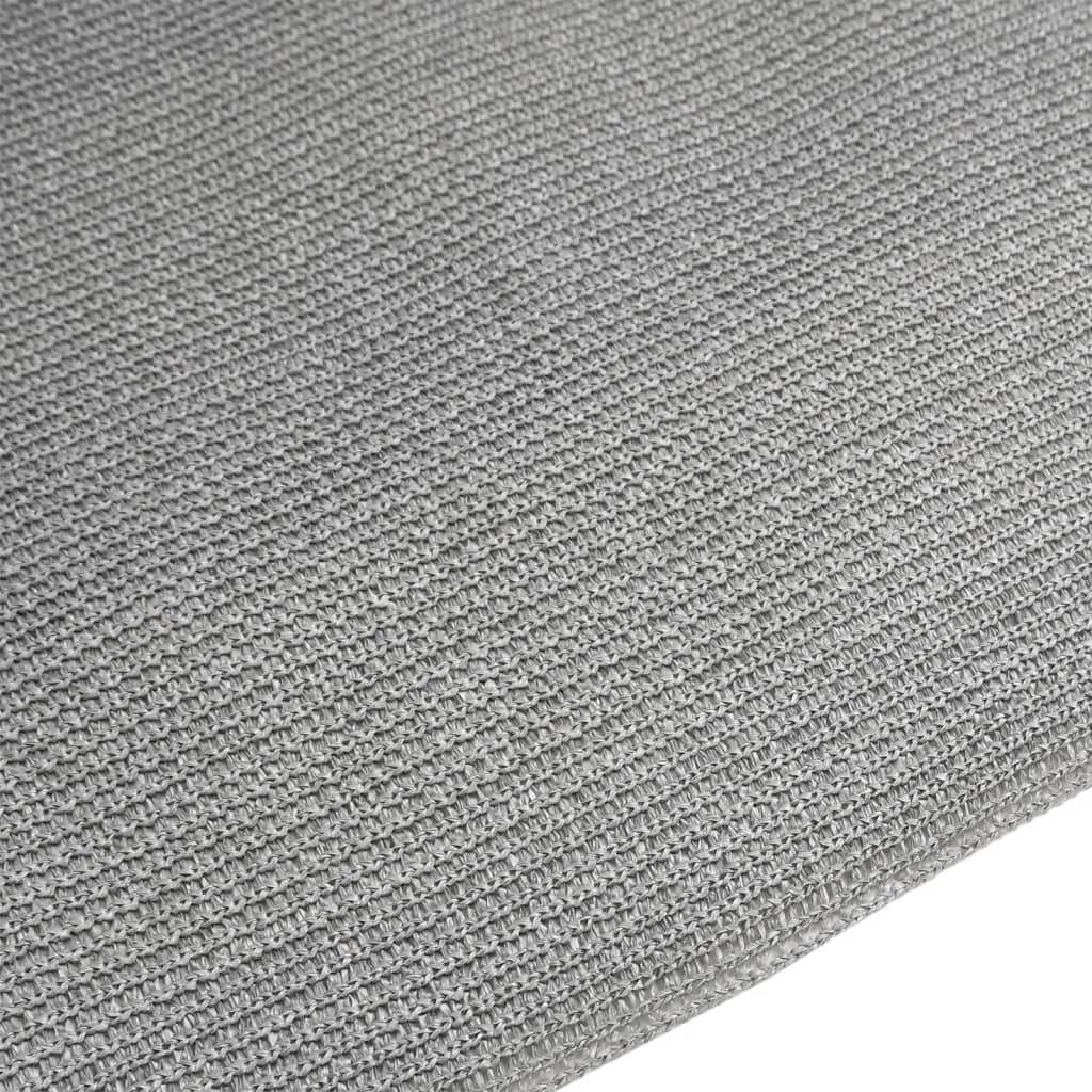 vidaXL Siatka cieniująca, jasnoszara, 1,5x25 m, HDPE, 75 g/m²