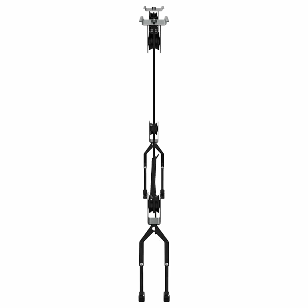 vidaXL Podnośniki rowerowe z uchwytem sufitowym, 2 szt., 20 kg