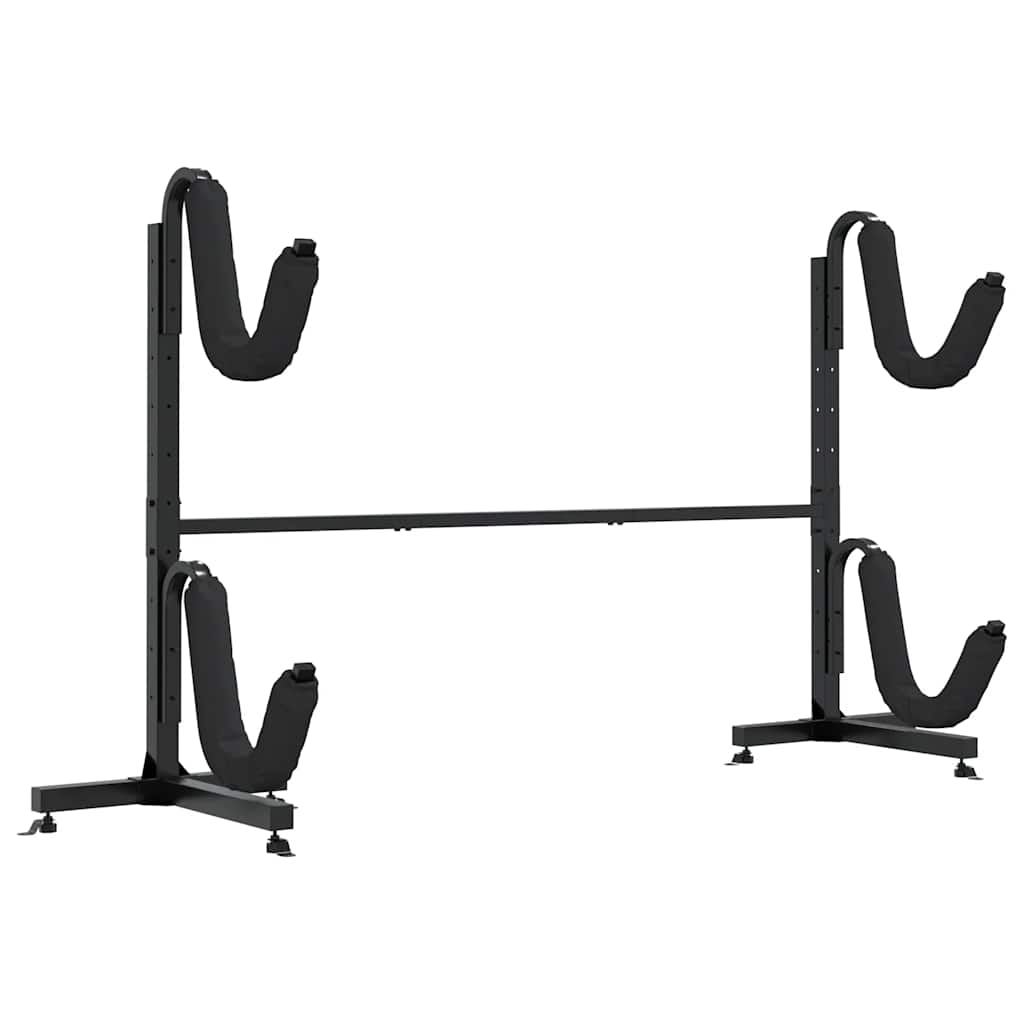vidaXL Stojak na 2 kajaki, 250x57x127,5 cm, stal