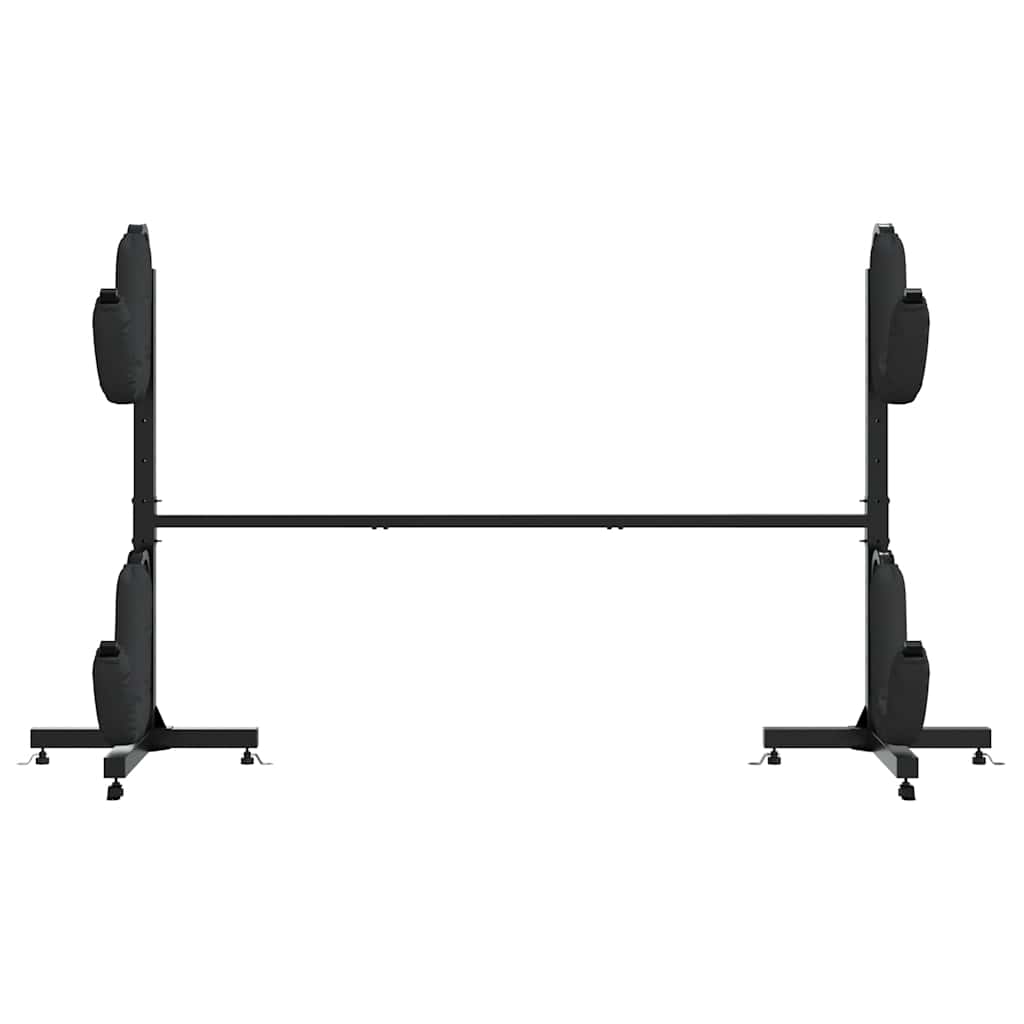vidaXL Stojak na 2 kajaki, 250x57x127,5 cm, stal