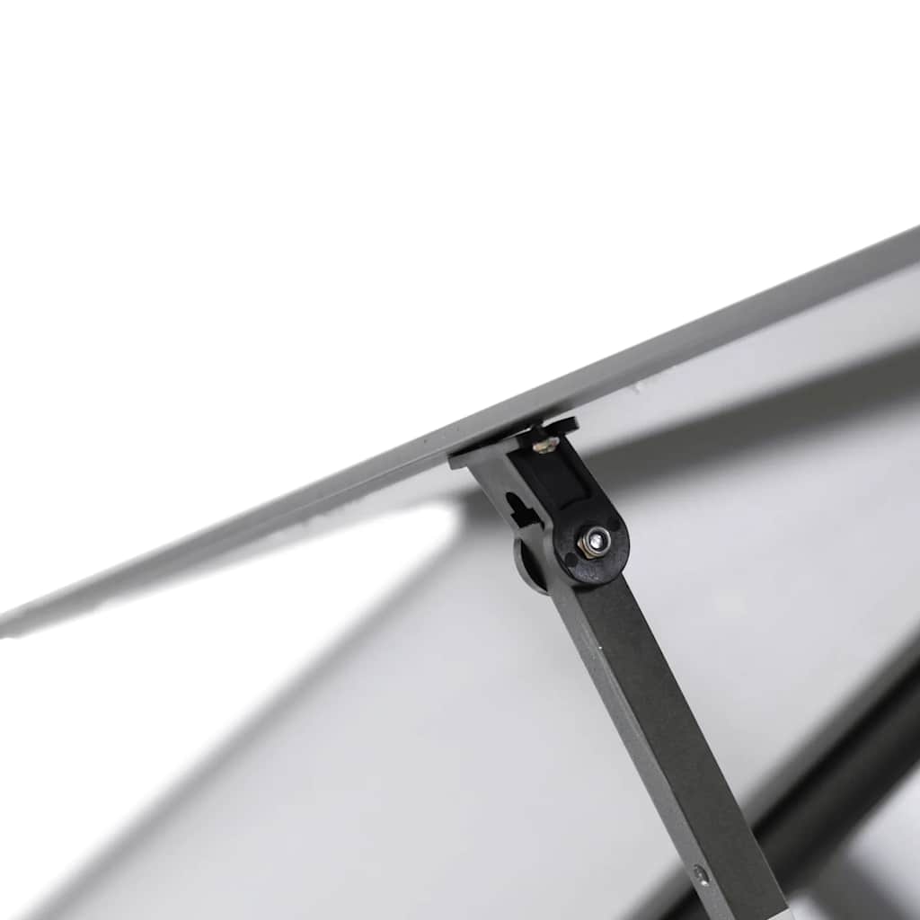 vidaXL Szklarnia z ramą podstawy, antracyt, 169x114x202 cm, aluminium