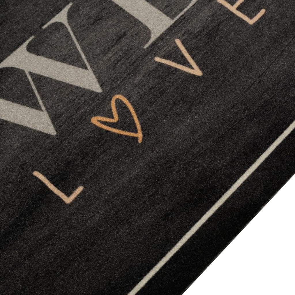 vidaXL Dywanik kuchenny z napisem Coffee, 60x180 cm, aksamitny
